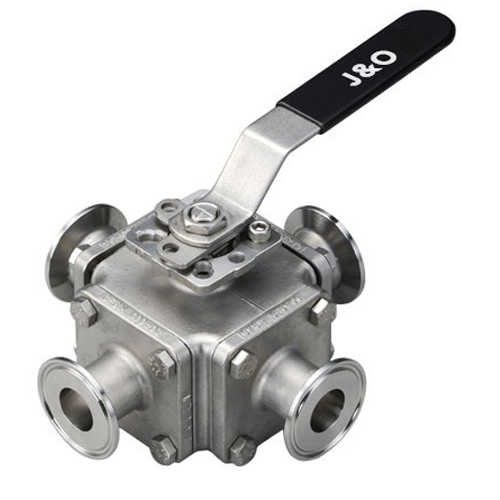 Hygienic 4-Way Ball Valve
