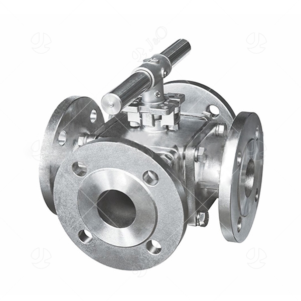 Stainless Steel 4Way Flange Ball Valve, China 4 Way Ball Valve, Ball