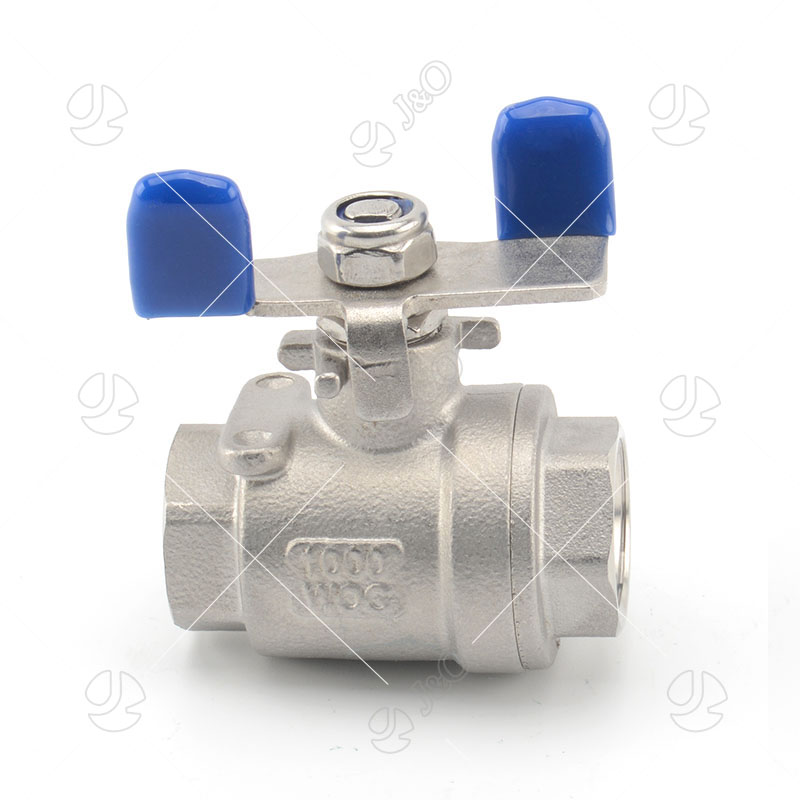 1000WOG Stainless Steel 2PC BSP BSPT NPT Thread Ball Valve With